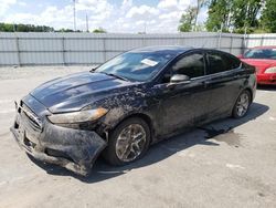 Salvage cars for sale at Dunn, NC auction: 2013 Ford Fusion SE