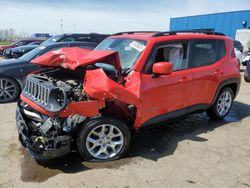 Salvage cars for sale from Copart Woodhaven, MI: 2018 Jeep Renegade Latitude