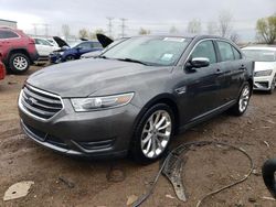 Vehiculos salvage en venta de Copart Elgin, IL: 2018 Ford Taurus Limited