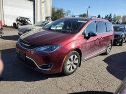 Salvage cars for sale from Copart Woodburn, OR: 2019 Chrysler Pacifica Hybrid Limited