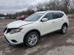 Salvage cars for sale from Copart Ellwood City, PA: 2015 Nissan Rogue S