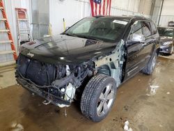 Salvage cars for sale at Mcfarland, WI auction: 2014 Jeep Grand Cherokee Overland