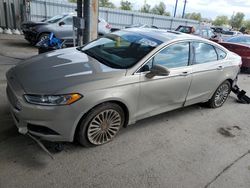 Salvage cars for sale at Fort Wayne, IN auction: 2015 Ford Fusion Titanium