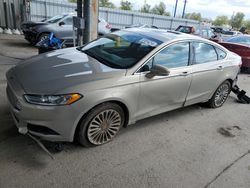 Ford Fusion Titanium salvage cars for sale: 2015 Ford Fusion Titanium