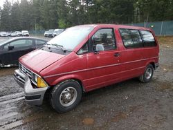 Salvage trucks for sale at Graham, WA auction: 1991 Ford Aerostar