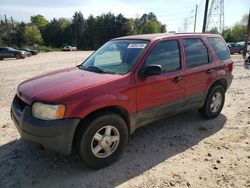 Salvage cars for sale at China Grove, NC auction: 2003 Ford Escape XLS