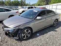 Salvage cars for sale from Copart Riverview, FL: 2021 Hyundai Elantra SEL