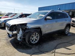 Salvage cars for sale at Woodhaven, MI auction: 2018 Jeep Cherokee Latitude Plus