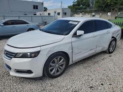 Chevrolet Impala LT salvage cars for sale: 2018 Chevrolet Impala LT