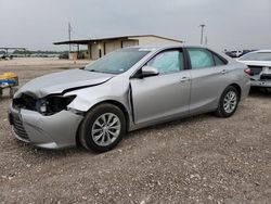 Salvage cars for sale at Temple, TX auction: 2017 Toyota Camry LE