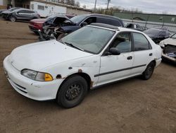 Salvage cars for sale at New Britain, CT auction: 1993 Honda Civic LX