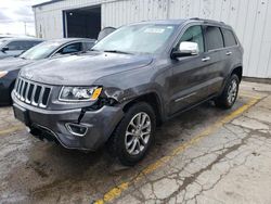Salvage cars for sale at Chicago Heights, IL auction: 2016 Jeep Grand Cherokee Limited