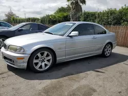 Salvage cars for sale from Copart San Martin, CA: 2003 BMW 325 CI