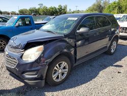 Salvage cars for sale from Copart Riverview, FL: 2017 Chevrolet Equinox LS