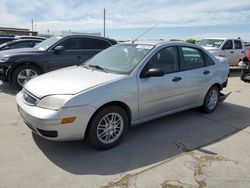 Salvage cars for sale at Grand Prairie, TX auction: 2007 Ford Focus ZX4