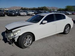 Salvage cars for sale at Las Vegas, NV auction: 2013 Infiniti G37 Base