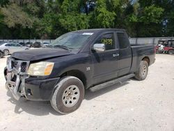 Salvage cars for sale at Ocala, FL auction: 2004 Nissan Titan XE