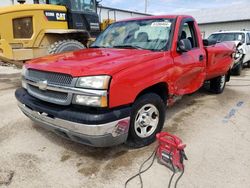 Salvage cars for sale at Pekin, IL auction: 2004 Chevrolet Silverado C1500