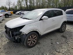 Salvage cars for sale at Waldorf, MD auction: 2015 KIA Sportage LX