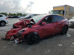 Salvage cars for sale at Cahokia Heights, IL auction: 2024 Tesla Model Y