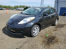 Salvage cars for sale from Copart Windsor, NJ: 2016 Nissan Leaf S