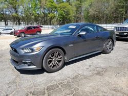Salvage cars for sale from Copart Austell, GA: 2017 Ford Mustang GT