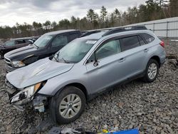 Salvage cars for sale at Windham, ME auction: 2015 Subaru Outback 2.5I Premium