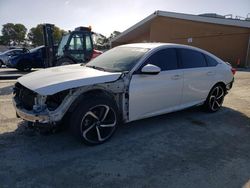 Salvage cars for sale at Hayward, CA auction: 2018 Honda Accord Sport