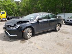 Salvage cars for sale at Austell, GA auction: 2016 Chrysler 200 Limited
