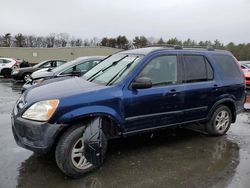 Salvage cars for sale from Copart Exeter, RI: 2004 Honda CR-V EX