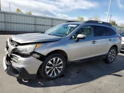 Salvage cars for sale at Littleton, CO auction: 2016 Subaru Outback 2.5I Limited