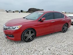 Salvage cars for sale at Temple, TX auction: 2016 Honda Accord Sport
