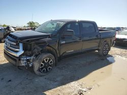 Salvage cars for sale from Copart Haslet, TX: 2016 Toyota Tundra Crewmax SR5