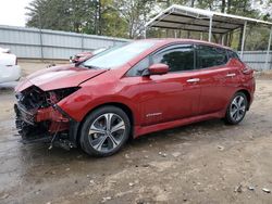 Salvage cars for sale at Austell, GA auction: 2018 Nissan Leaf S