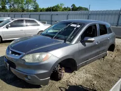 Salvage cars for sale at Spartanburg, SC auction: 2009 Acura RDX