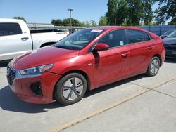 Salvage cars for sale at Sacramento, CA auction: 2020 Hyundai Ioniq Blue