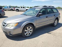 Salvage cars for sale at Fresno, CA auction: 2008 Subaru Outback 2.5I