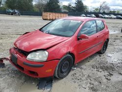 Volkswagen salvage cars for sale: 2007 Volkswagen Rabbit