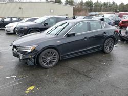 Salvage cars for sale at Exeter, RI auction: 2022 Acura ILX Premium A-Spec