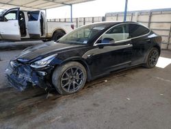 Salvage cars for sale from Copart Anthony, TX: 2018 Tesla Model 3