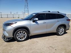 Salvage cars for sale from Copart Adelanto, CA: 2021 Toyota Highlander Hybrid Limited