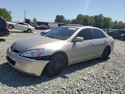 Salvage cars for sale from Copart Mebane, NC: 2003 Honda Accord EX