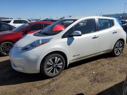 Nissan Leaf s salvage cars for sale: 2017 Nissan Leaf S