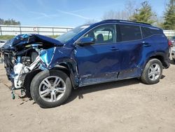 Salvage cars for sale at Davison, MI auction: 2020 GMC Terrain SLE