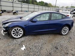 Vehiculos salvage en venta de Copart Ellenwood, GA: 2021 Tesla Model 3