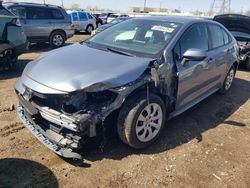 Salvage cars for sale from Copart Elgin, IL: 2021 Toyota Corolla LE