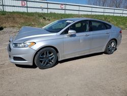 Salvage cars for sale from Copart Davison, MI: 2015 Ford Fusion SE