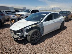 Salvage cars for sale from Copart Phoenix, AZ: 2018 Tesla Model 3