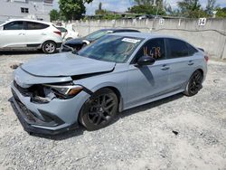 Salvage cars for sale from Copart Opa Locka, FL: 2022 Honda Civic Sport
