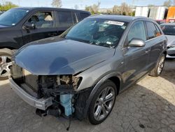 Salvage cars for sale from Copart Bridgeton, MO: 2017 Audi Q3 Prestige